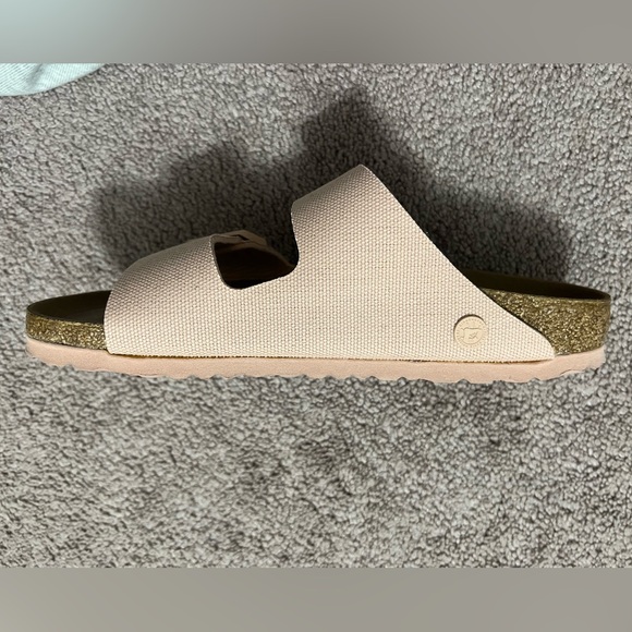 Birkenstock Boston Vegan Light Pink Soft Bed Size 39/8-8.5 Never Worn - Picture 5 of 8